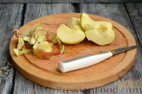 Салат с сардинами, кукурузой, яблоком и сухариками