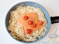 Спагетти в томатно-сливочном соусе