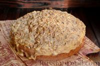 Маковый пирог на сметане, со сливочной карамелью и семечками
