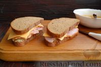 Сэндвичи с сыром, ветчиной и квашеной капустой