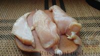 Запечённые куриные грудки в соево-медовом маринаде
