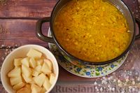 Суп из скумбрии с картофелем и рисом